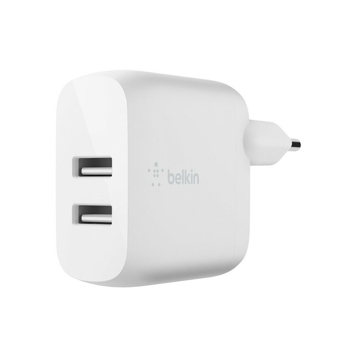 Belkin, WCB002VFWH Boost Charge 24W USB A Charger USB Mains Charger for iPhone 13, 13 Pro, 13 Pro Max, 13 Mini and Older Models, S20, S20+, S20 Ultra and Pixel 4