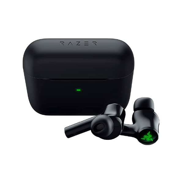 Razer Hammerhead True Wireless Bluetooth Gaming Earbuds: Chroma RGB Lighting -60ms Low-Latency- Active Noise Cancellation - Dual Environmental Noise Cancelling Microphone
