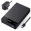UGREEN USB 3.0 Enclosure for 2.5 & 3.5 inch HDD/SSD with power adapter