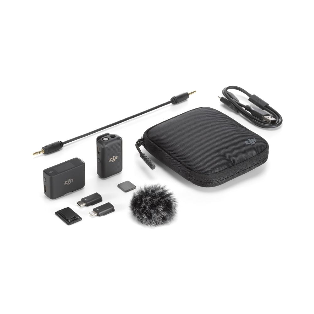 DJI Mic Compact Digital Wireless Microphone Ultimate System/Recorder for Camera & Smartphone (2.4 GHz)