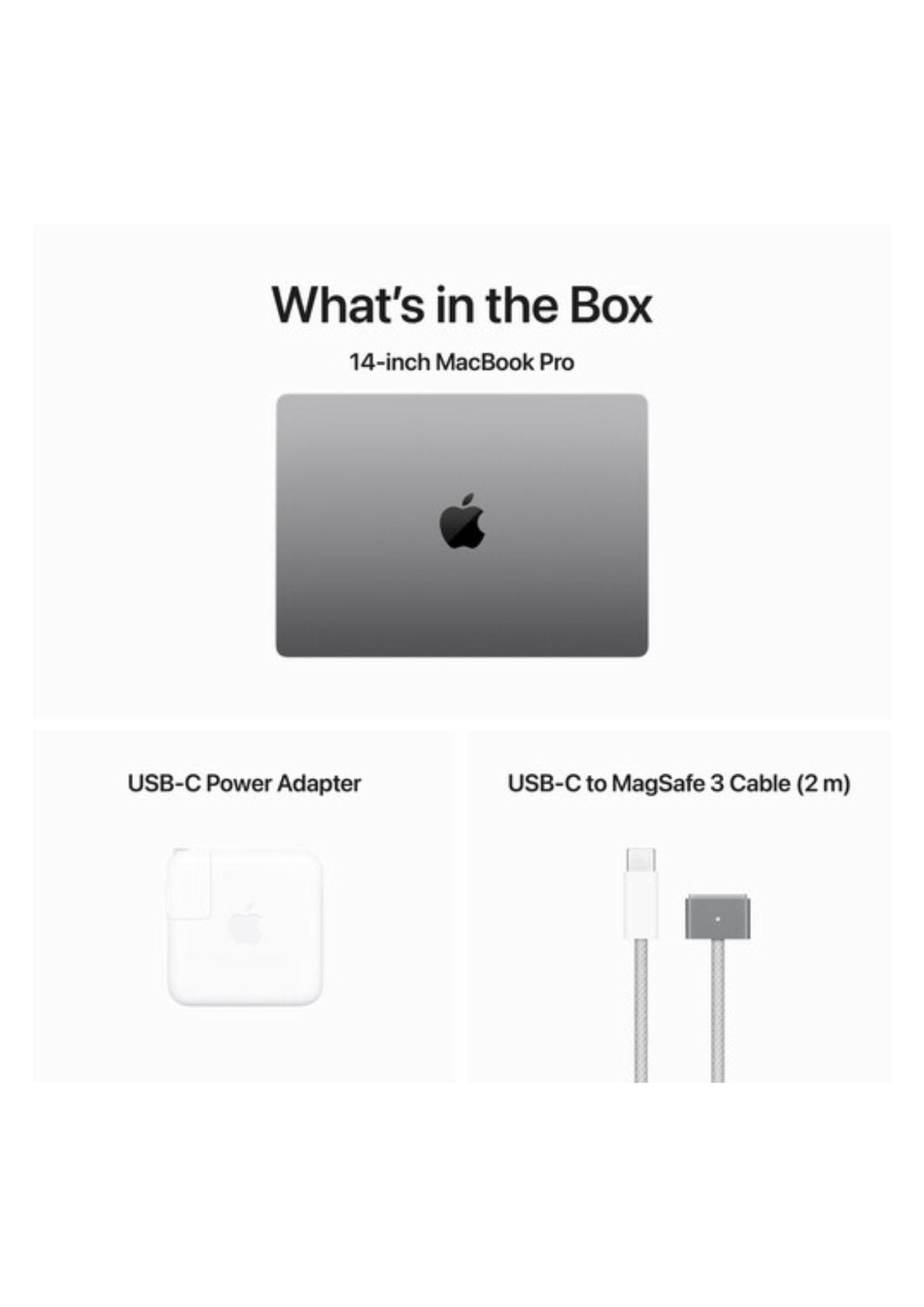 Apple MacBook Pro M3 chip 14.2-inch - 8GB - 512GB SSD - Space Grey - MTL73B/A