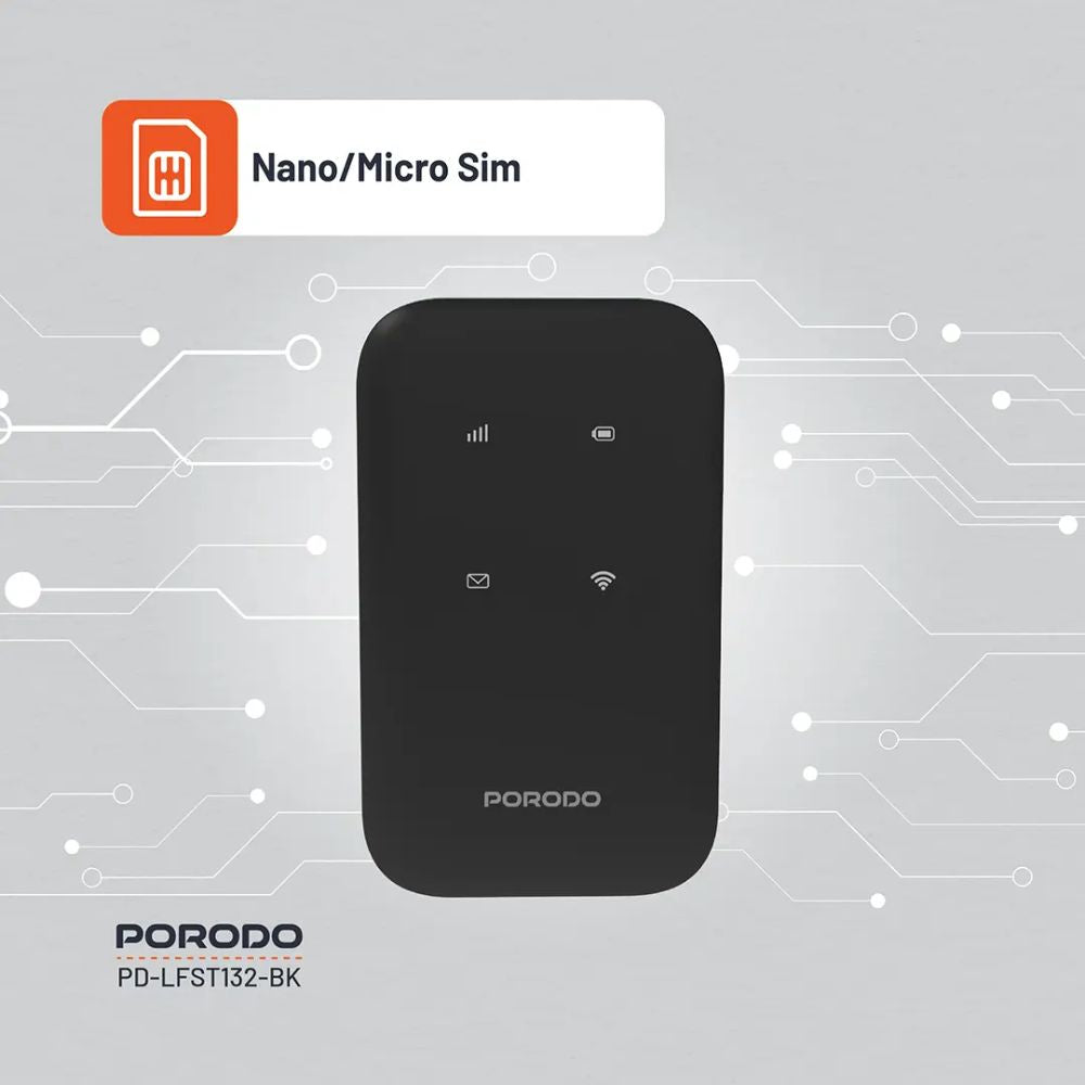 Porodo Pocket Router 4G LTE WiFi 6