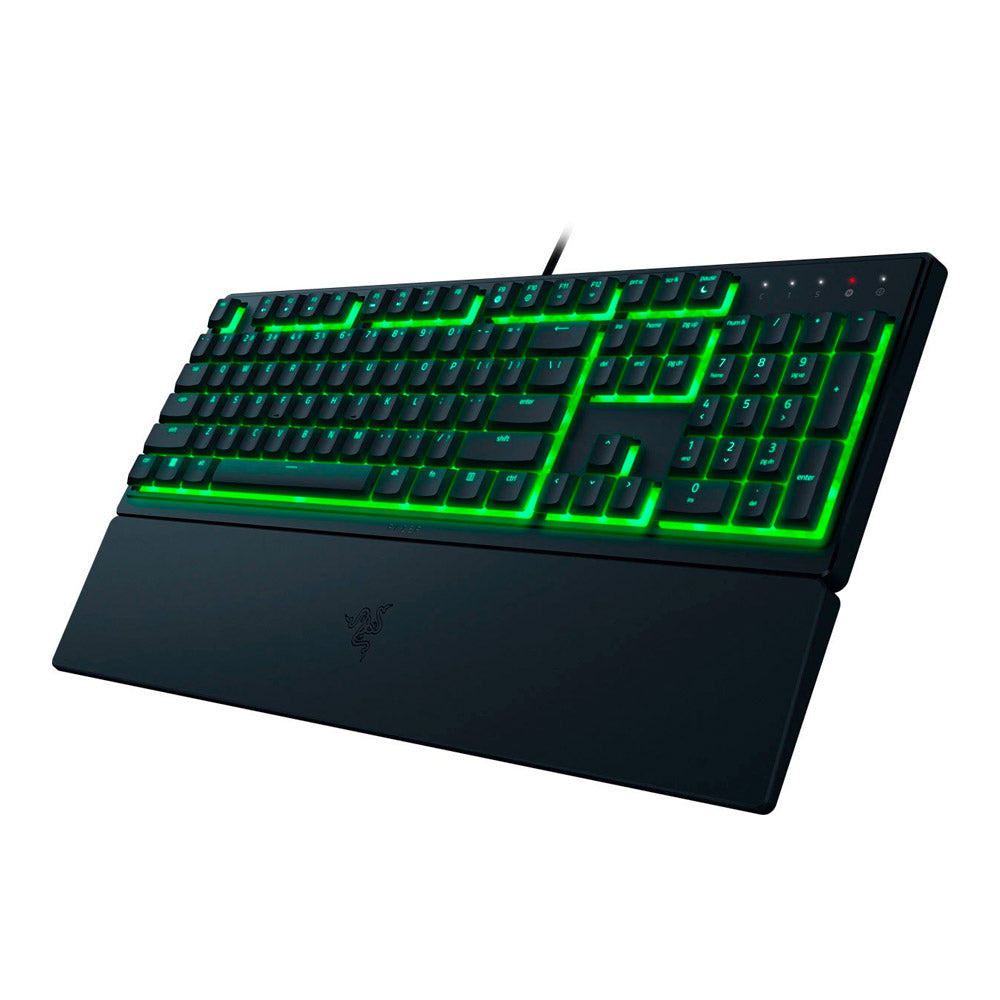 Razer-Ornata V3 X Full-Size Wired Membrane Gaming Keyboard with Chroma RGB Backlighting - Black