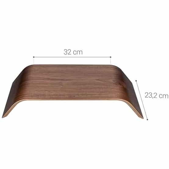 kalibri Wood Monitor Stand Riser - Computer Desk Holder Desktop