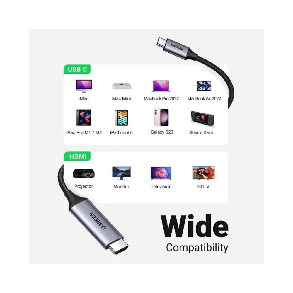 Ugreen USB-C To 4K HDMI 1.5M - 50570
