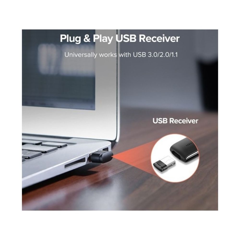 UGREEN Pro Wireless Lazer Presentation Remote with built-in laser pointer & Advanced function - LP479 50654