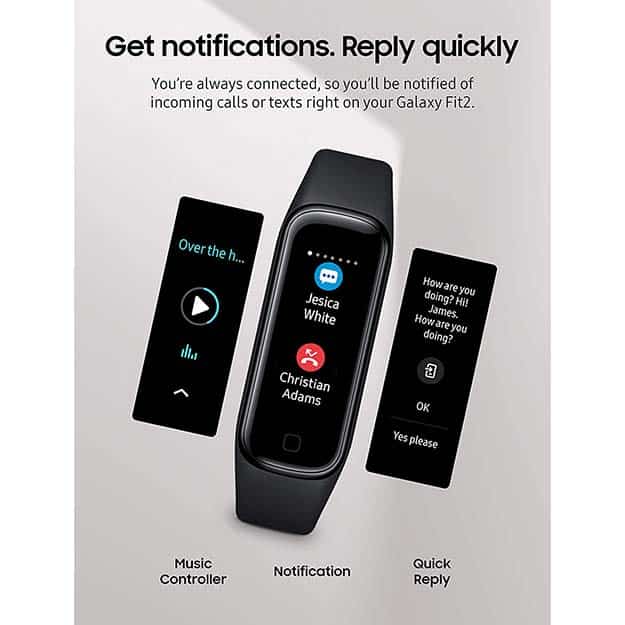 amsung Galaxy Fit 2 Bluetooth Fitness Tracking Smart Band