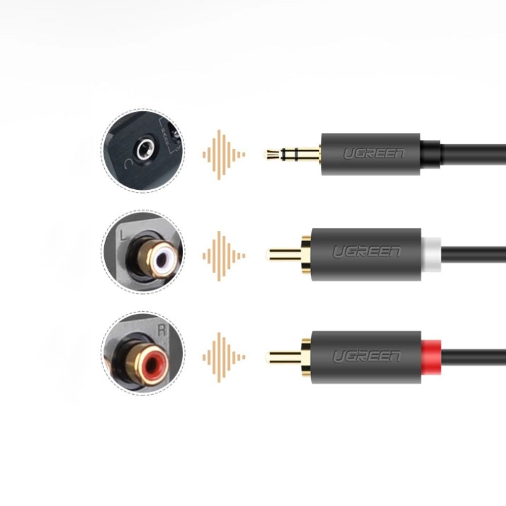 Ugreen AV102 10511 cable 3.5 mm mini jack