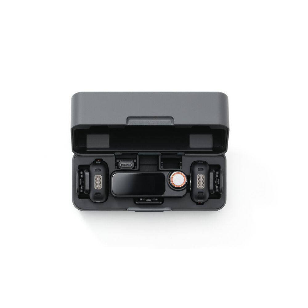 DJI Mic 3 2-Person Compact Wireless Microphone System - Dual Transmitters & Receiver - All-in-One Portable Audio Recording Kit