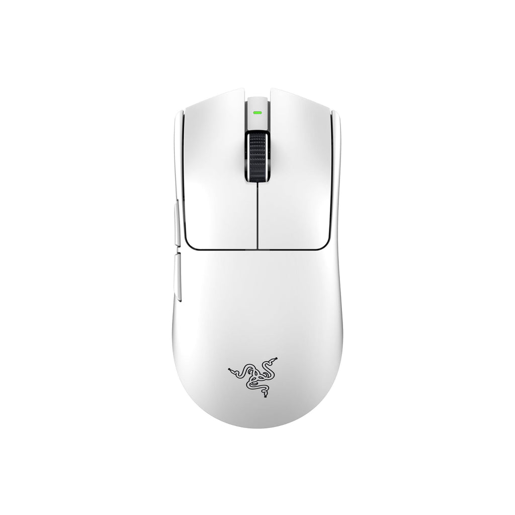 Viper V3 Pro - White Ultra-lightweight Wireless Symmetrical Esports Mouse 54 G Ultra-Lightweight Design Razer™ Focus Pro 35K Optical Sensor Gen-2 Razer™ HyperPolling 8K Hz Technology