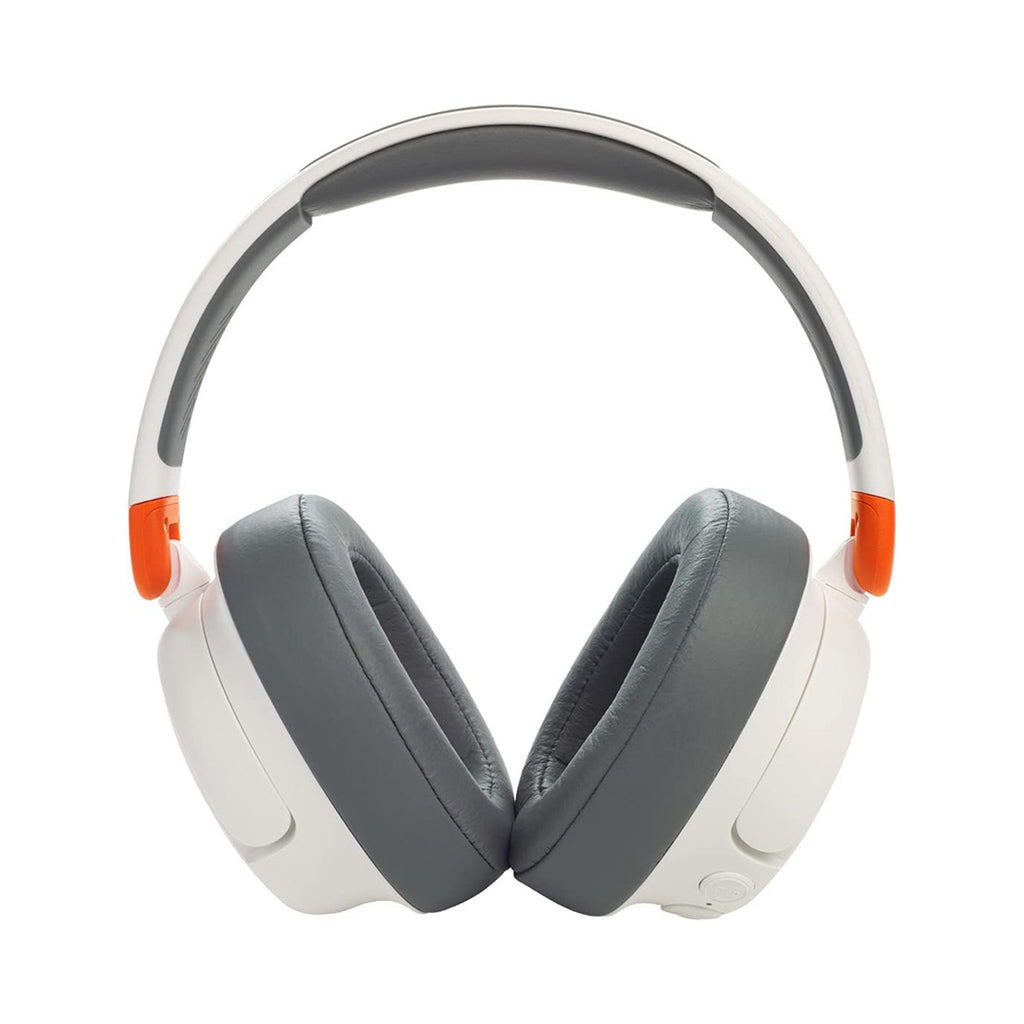 JBL Jr460NC Wireless Over-Ear Noise Cancelling Kids Headphones - White