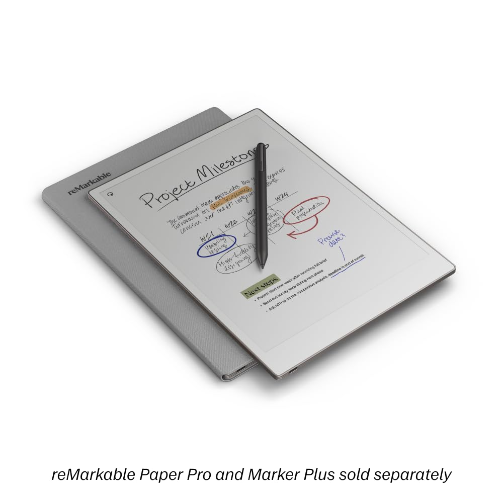 reMarkable Paper Pro - Polymer Weave Book Folio for Your 11.8'' Paper Tablet, RM07B-1000NW
