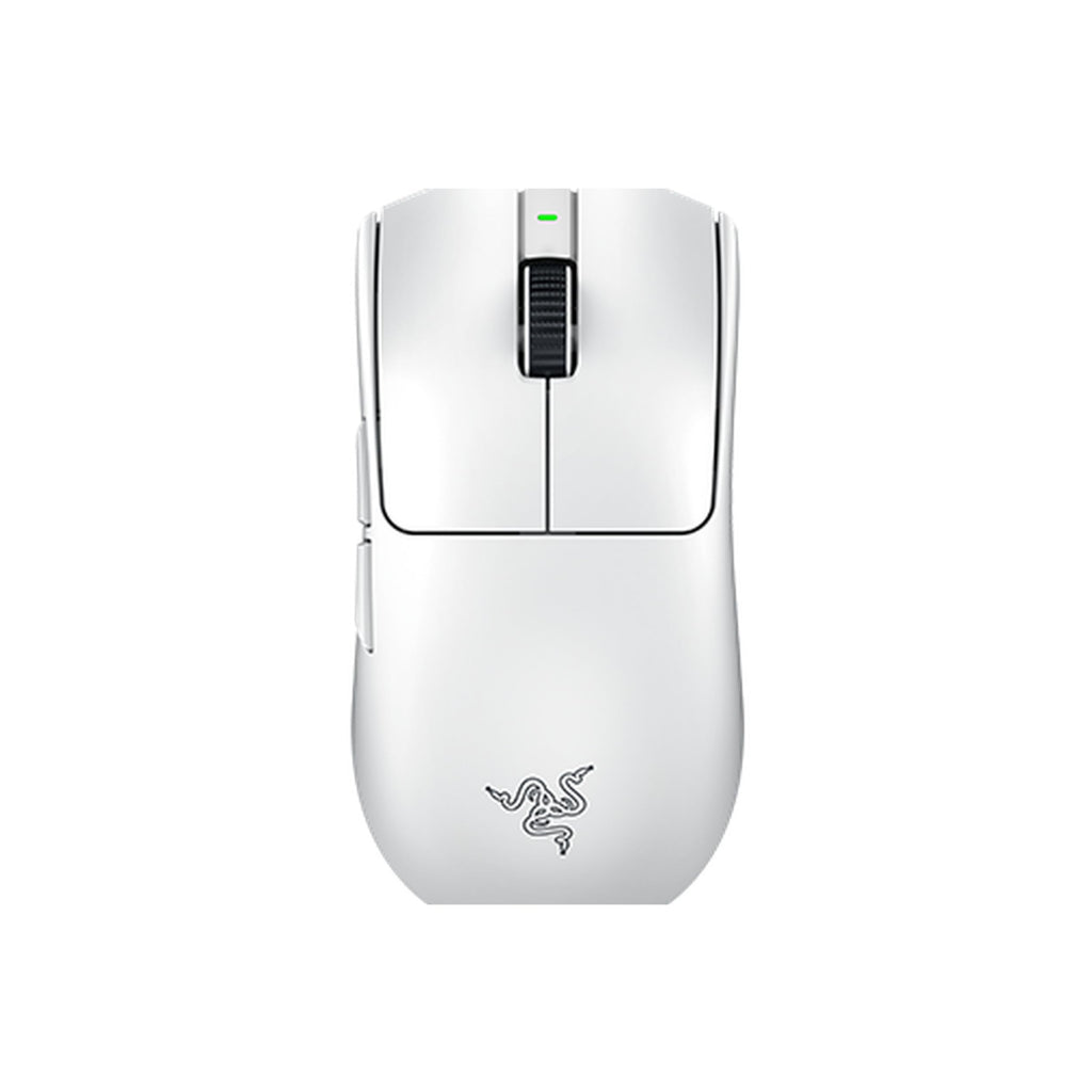 Viper V3 Pro - White Ultra-lightweight Wireless Symmetrical Esports Mouse 54 G Ultra-Lightweight Design Razer™ Focus Pro 35K Optical Sensor Gen-2 Razer™ HyperPolling 8K Hz Technology