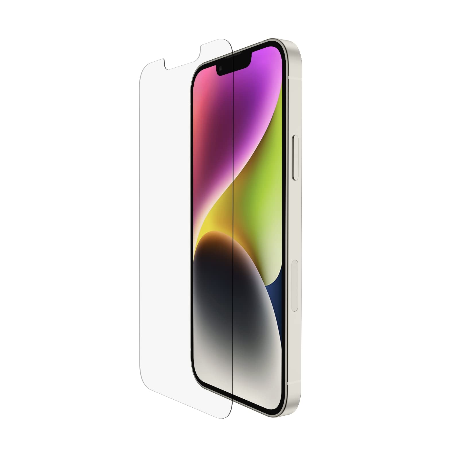Belkin, iPhone 13 and iPhone 13 Pro 2-Pack Screen Protector Tempered Glass, Easy Application Bubble Free with Included Guide Stickers, OVA090ZZ