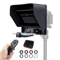 FeelWorld TP10 Portable Folding Ultimate Teleprompter for Smartphone/Tablet/DSLR (10")