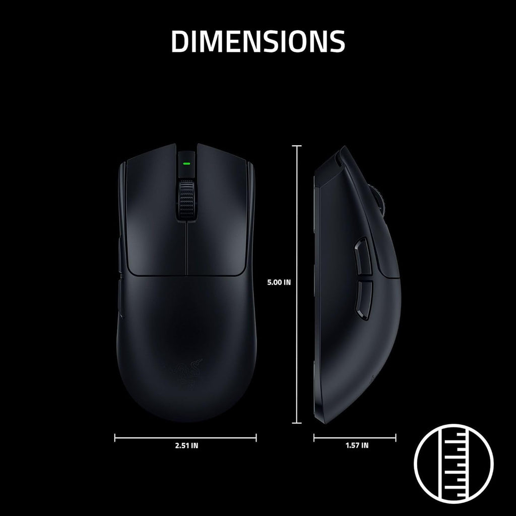 Viper V3 Pro SE Wireless Gaming Mouse: 54g Lightweight - 1K Polling Dongle - 35K DPI Optical Sensor - Gen3 Optical Switches