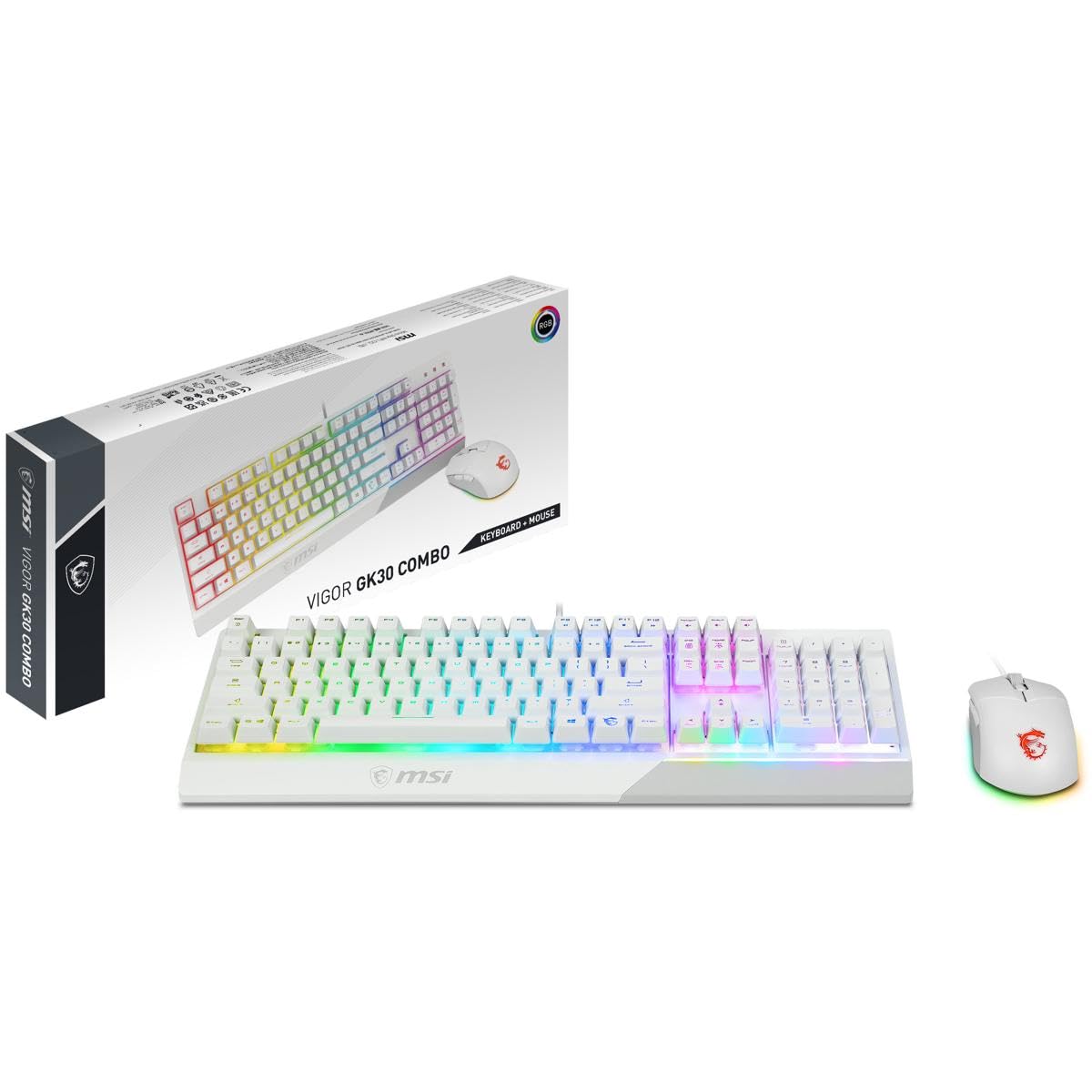 MSI Vigor GK30 WHITE Combo AR - image 3