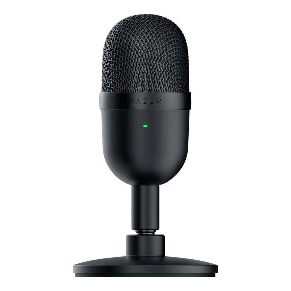 Razer Seiren V3 Mini USB Quartz Microphone: Condenser Mic - Supercardioid Pickup Pattern - Tap-to-Mute Sensor with LED Indicator - Shock Absorber - Ultra Compact -...