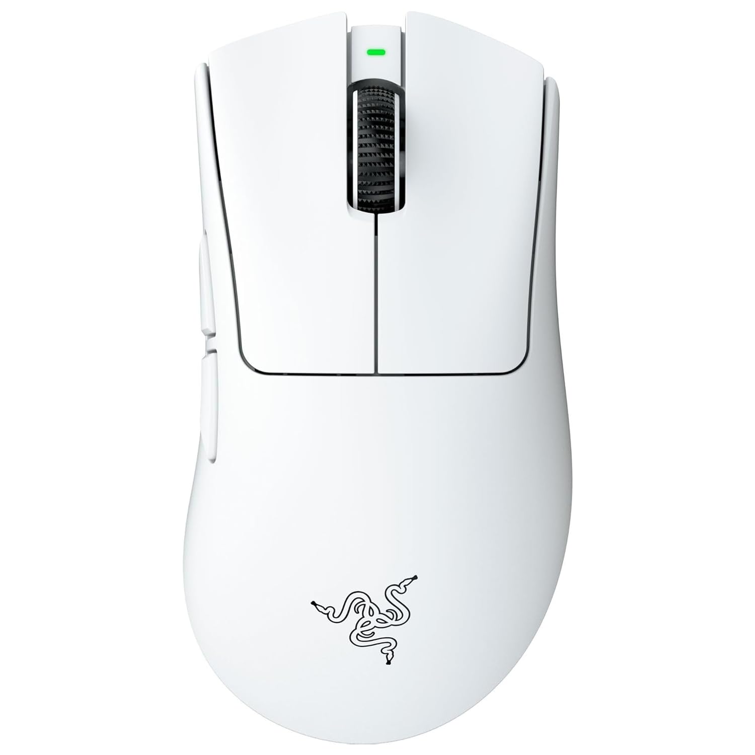 DeathAdder V4 Pro - White Wireless Gaming Mouse: 56g Lightweight - HyperSpeed Wireless Gen-2 - Optical Scroll Wheel - Optical Switches Gen-4 - Focus Pro 45K Sensor Gen-2 - Up to 150 Hr Battery