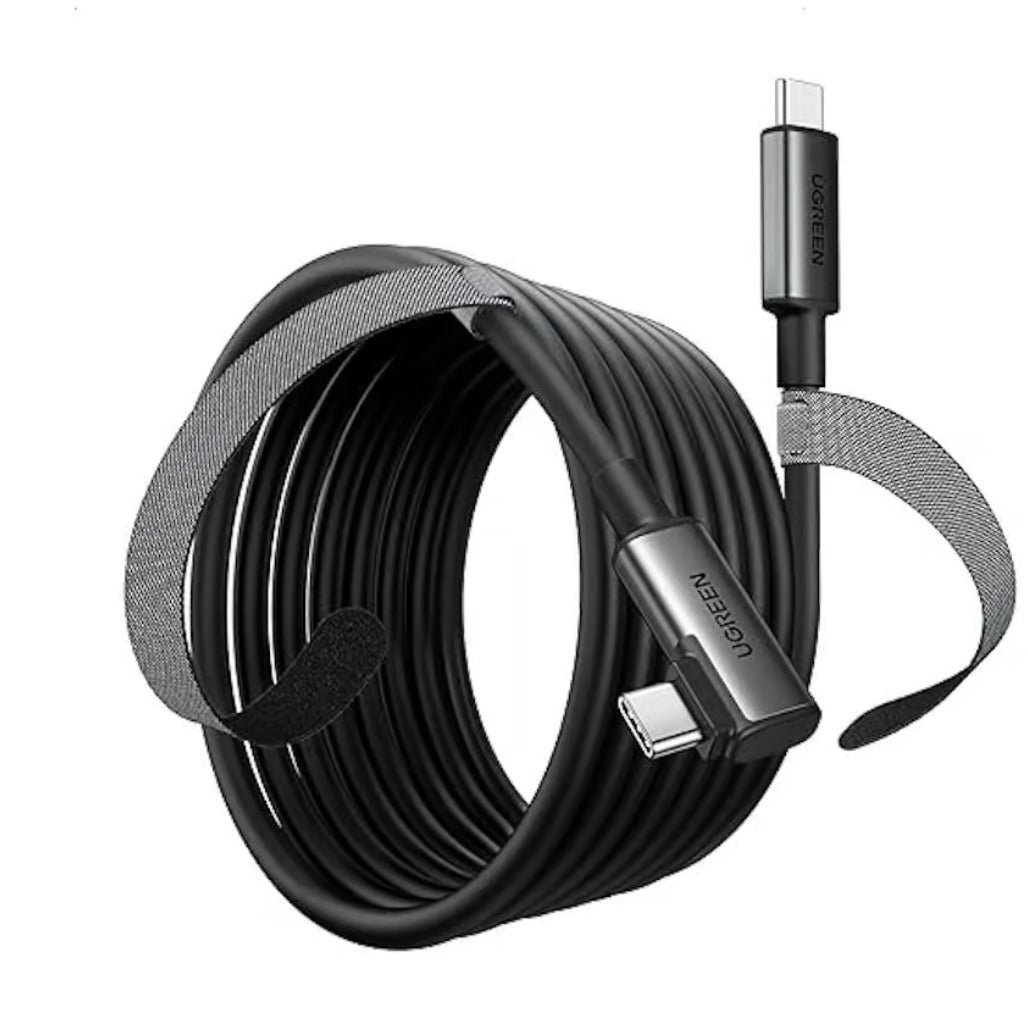 Ugreen 90629 Right Angle USB-C to USB-C Link Cable 5m 5GBPS