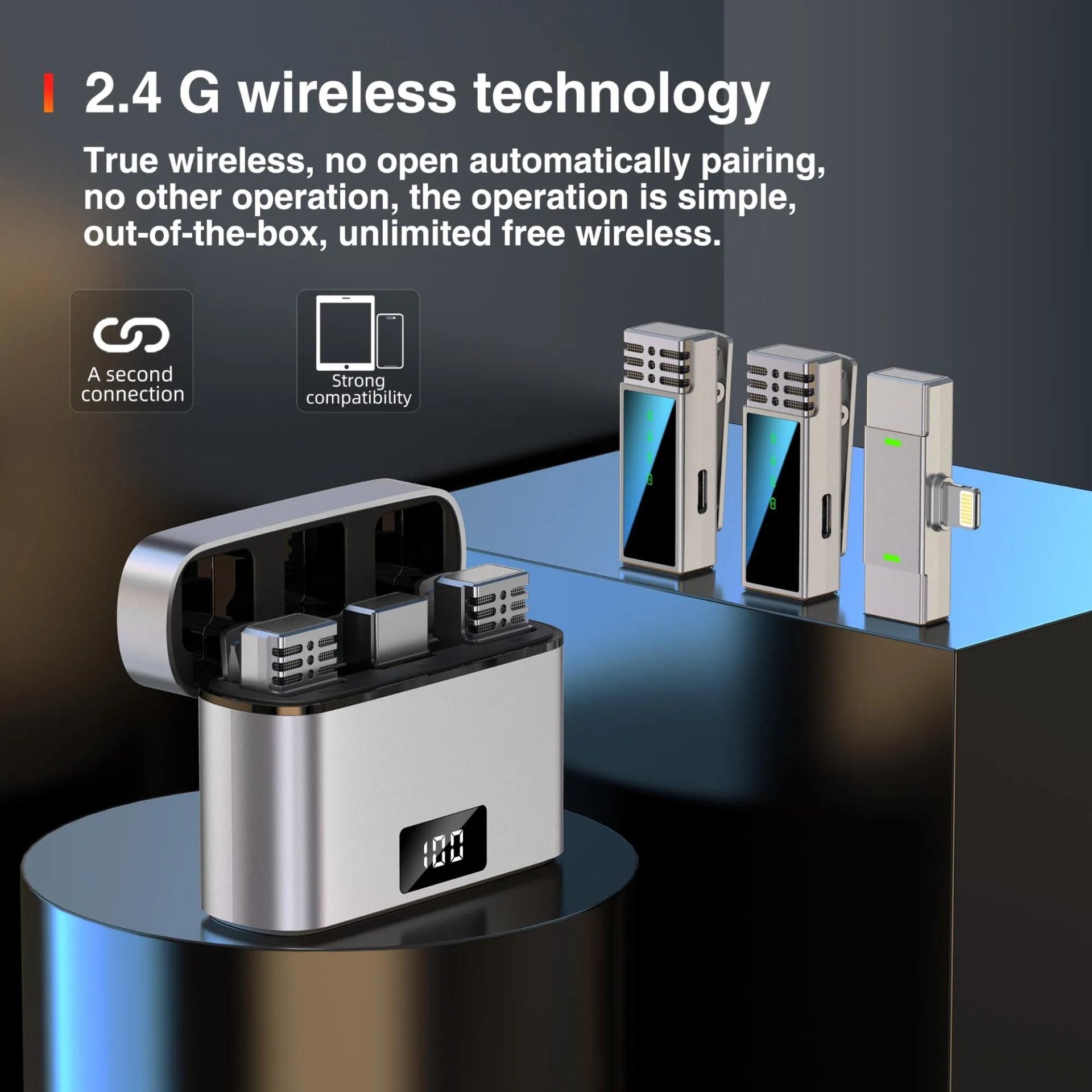 Jmary MW-15 - Wireless Microphone Double Type-C