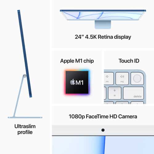 Apple 24" iMac with M1 Chip 512Gb (Mid 2021)