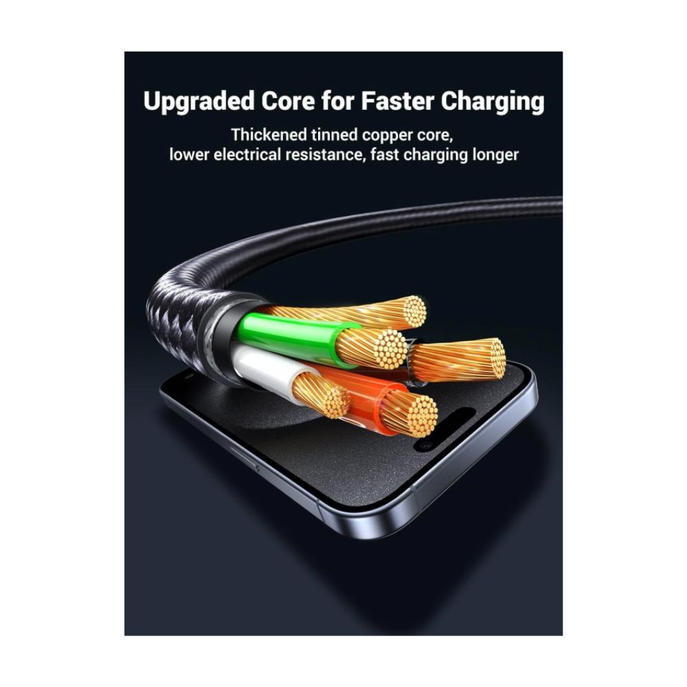 Ugreen 35087 2-in-1 Universal 100W PD Fast Charging Cable 1.5m