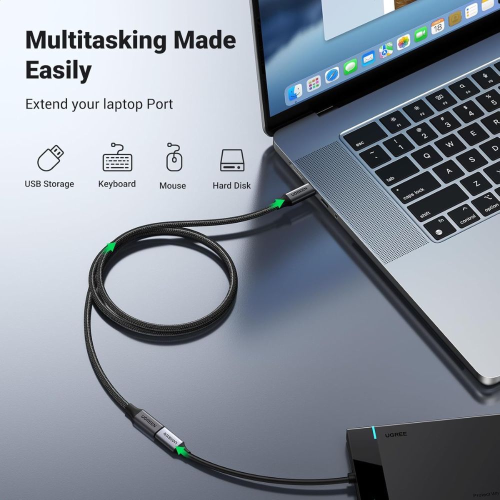 UGREEN USB 2.0 Cable Extension Male To Female