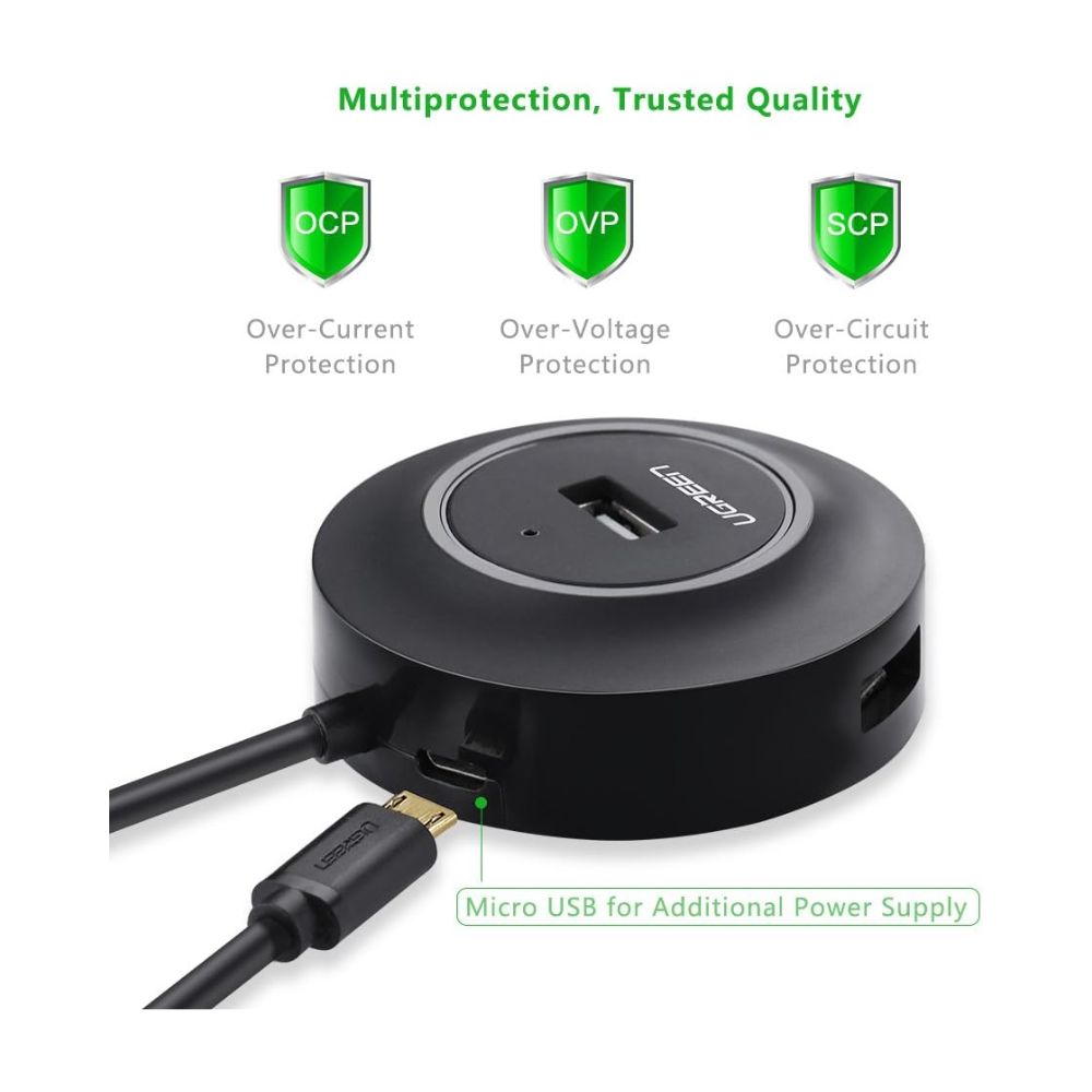 UGREEN USB Hub 4 Port Splitter 2.0