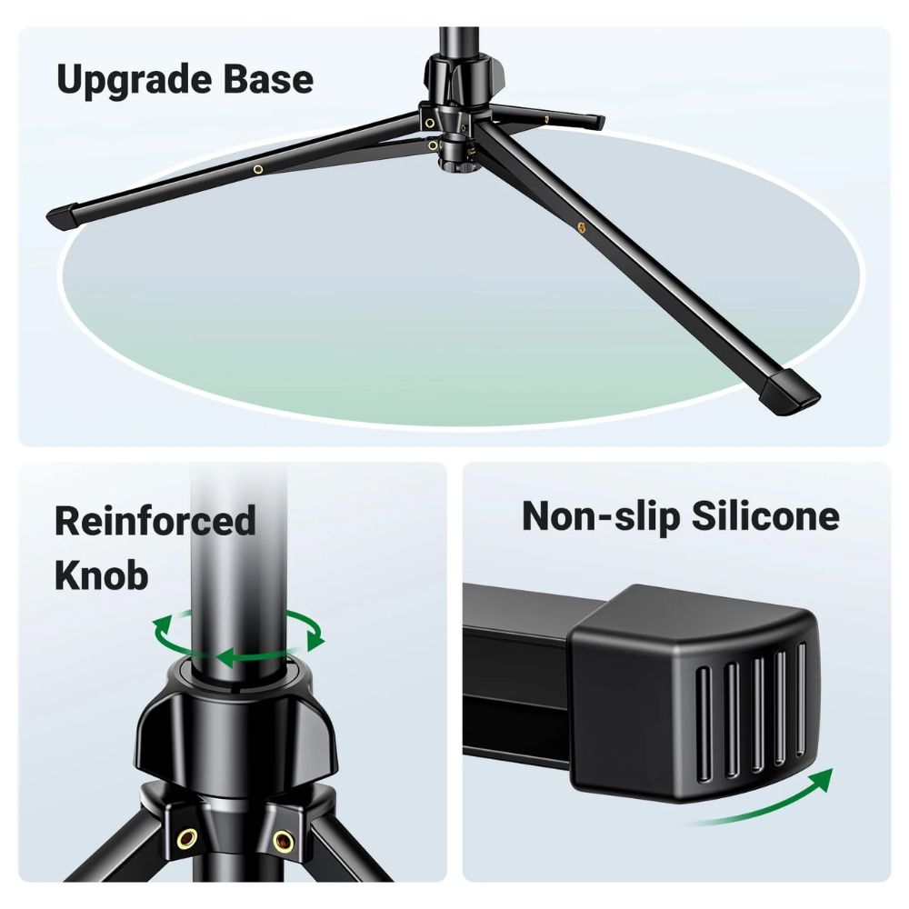 UGREEN 70-Inch Aluminum Phone Tripod with Bluetooth Remote | 15609