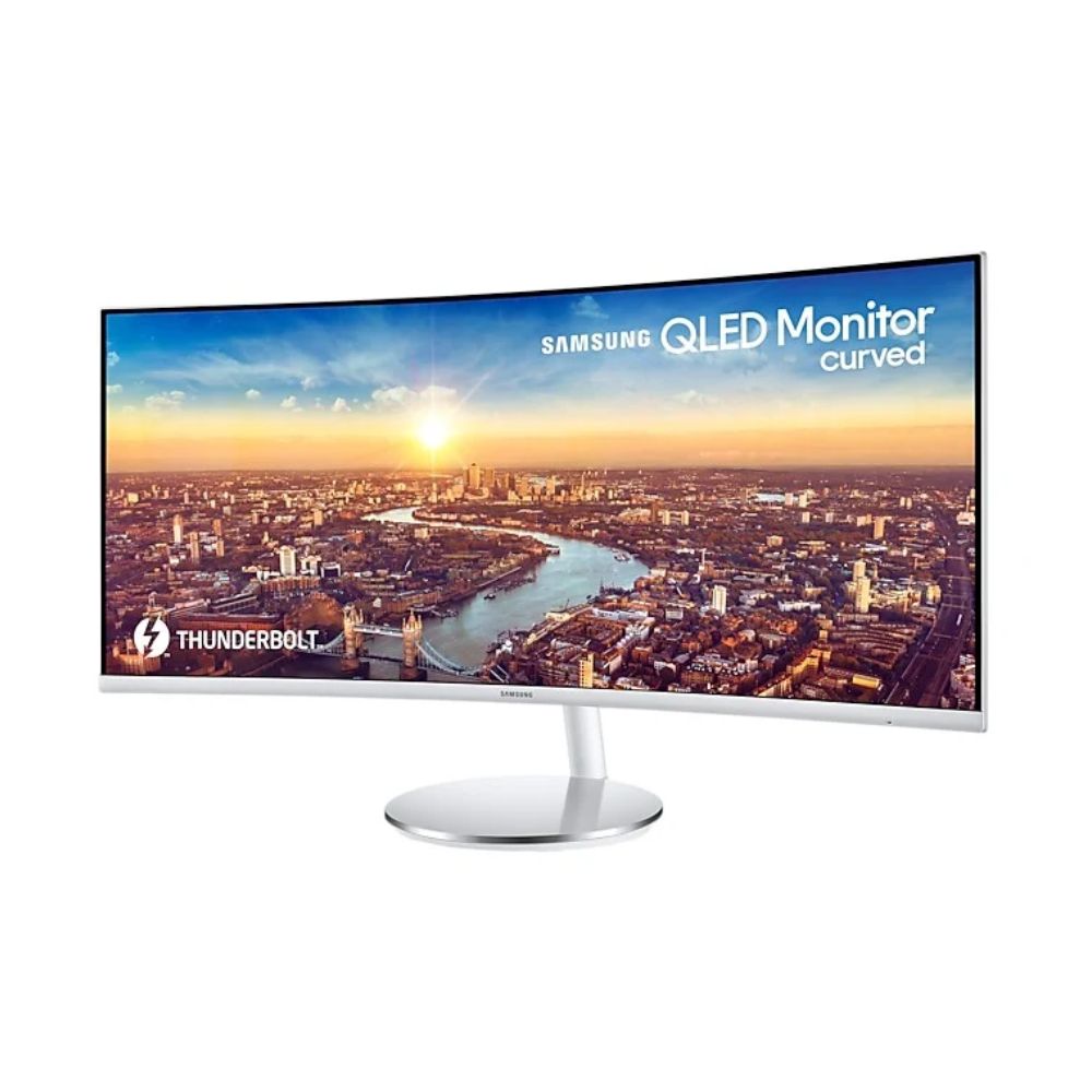 Samsung Qled Monitor Curved 34 Ultra WQHD 100Hz Thunderbolt 3 - LC34J791WTPXEN