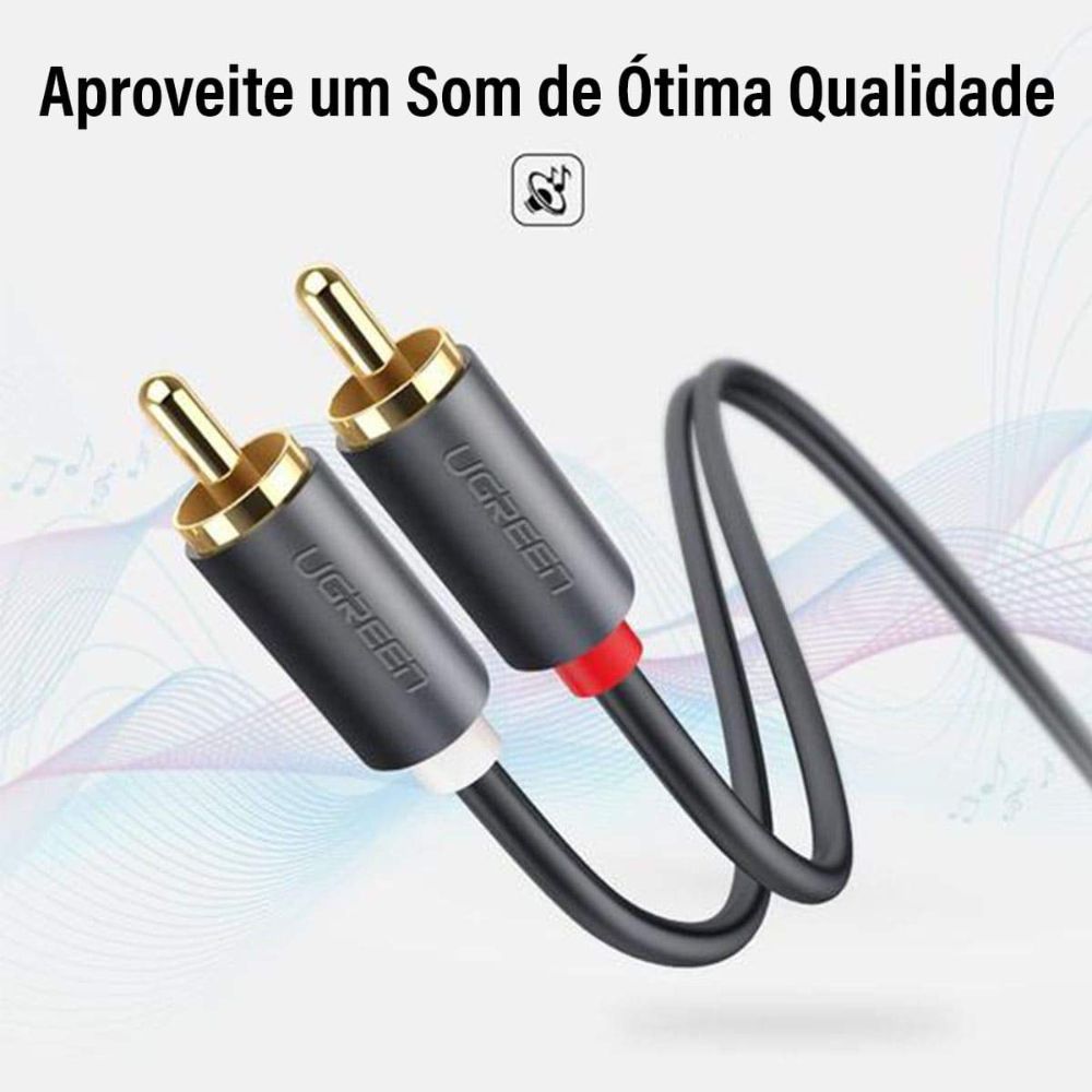 Ugreen 10517 2RCA Male to Male Stereo Cable