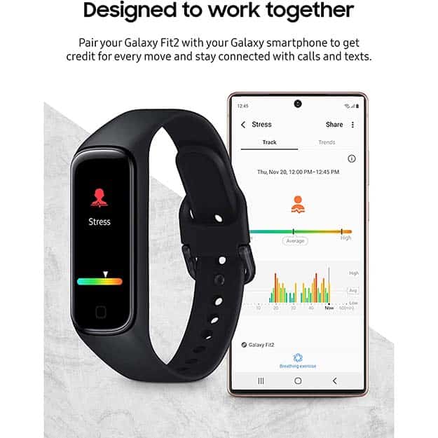 amsung Galaxy Fit 2 Bluetooth Fitness Tracking Smart Band