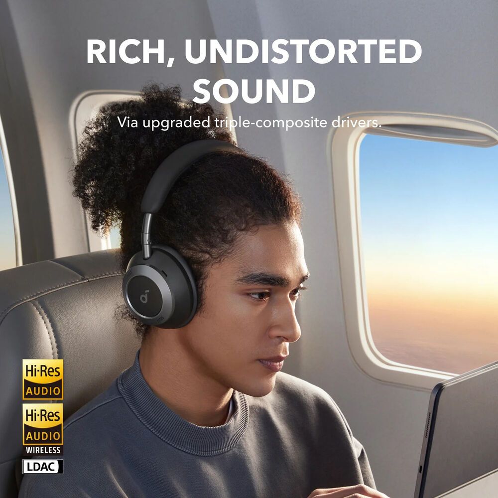 Soundcore by Anker Space One Pro Wireless Over-Ear Closed-Back Headphones