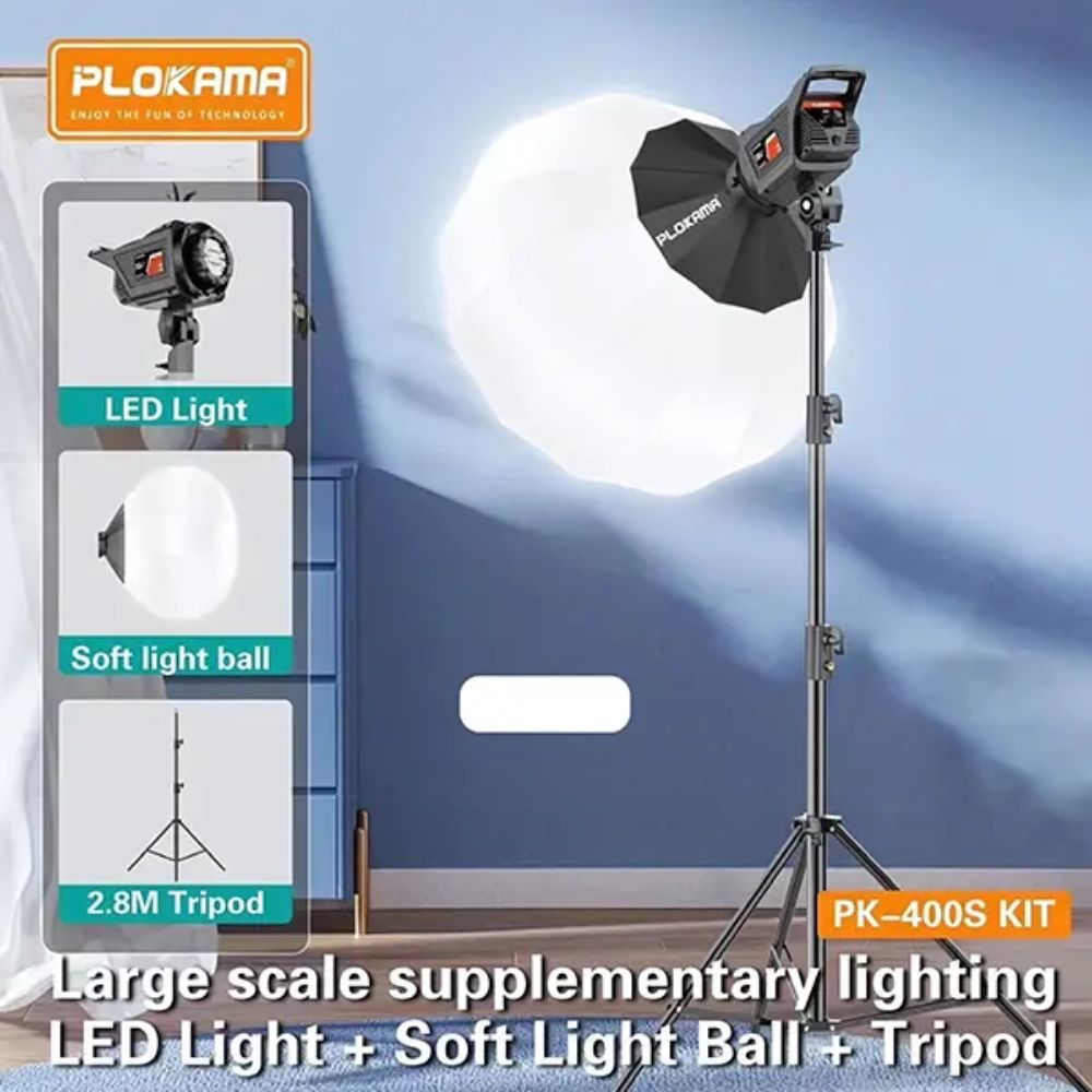 Plokama PK-400s Video Light Kit for Photography
