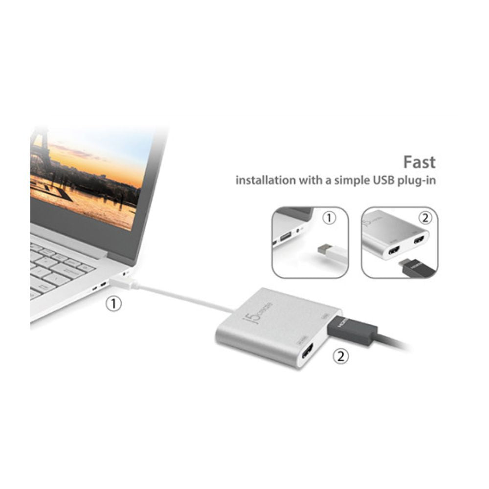 j5create JUCX25L18 USB-C 100W Sync & Charge Cable (6')