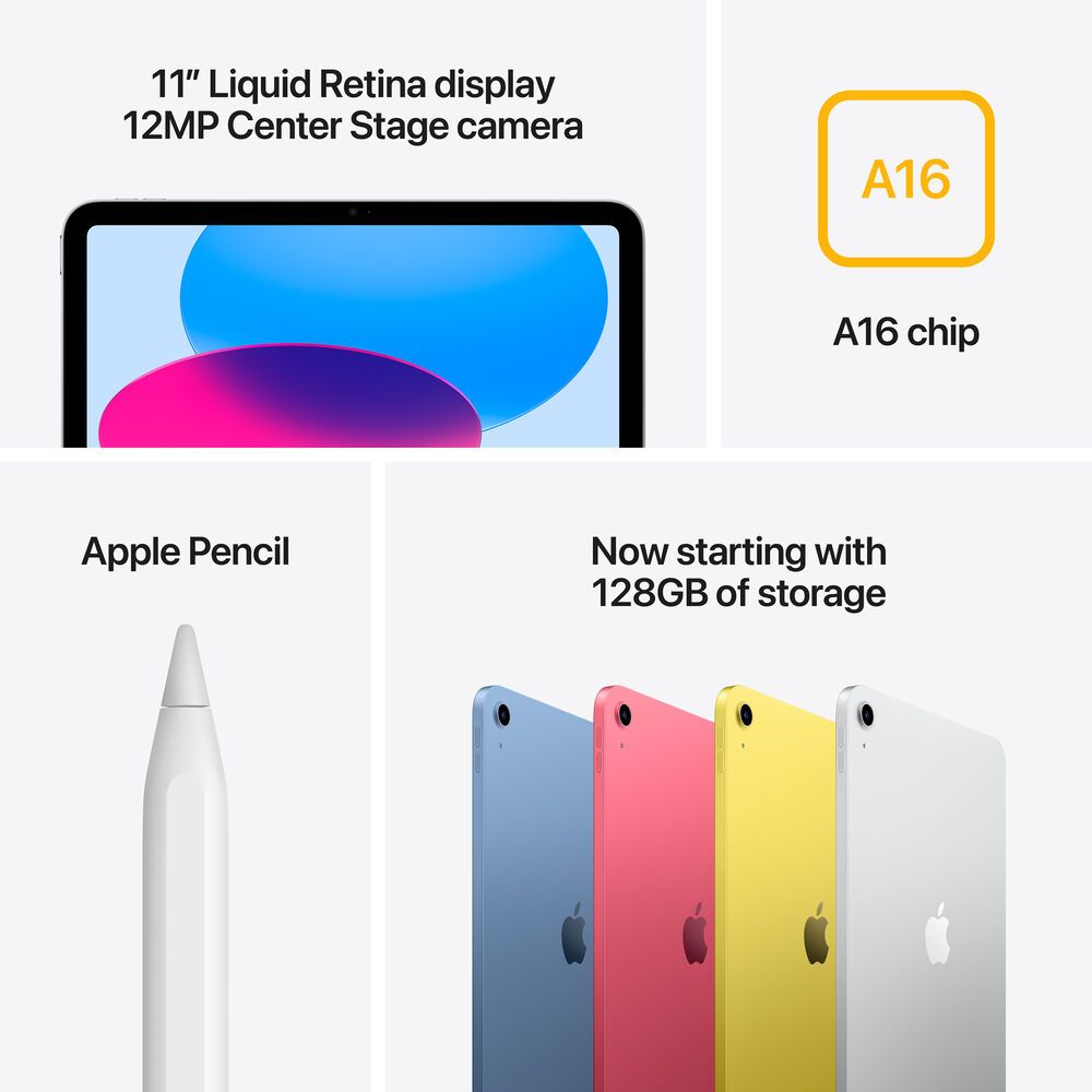 Apple iPad A16 Chip 11" - Wi-Fi Only - 2025