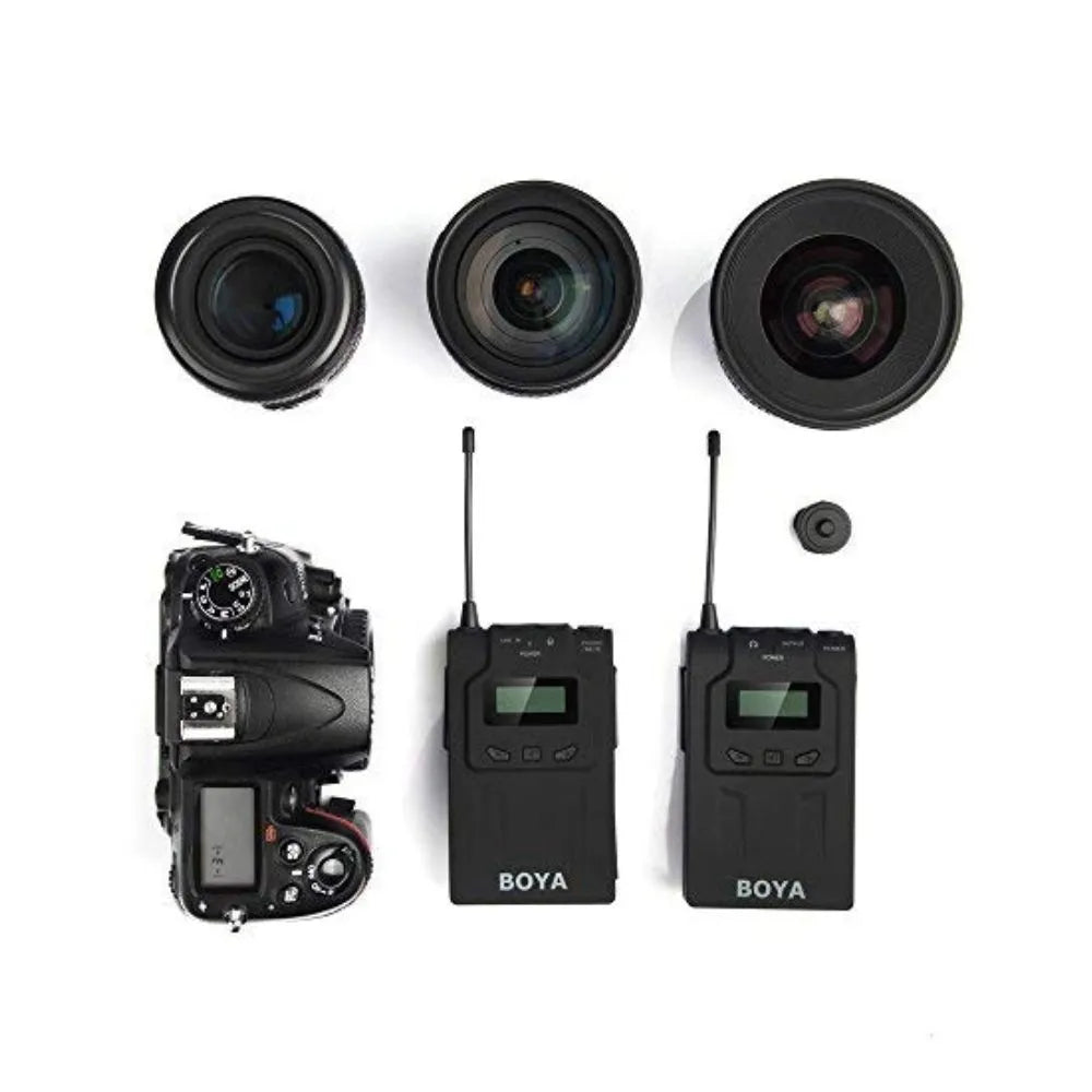 BOYA by-WM6 UHF Professional Omni-Directional Wireless Lavalier Microphone System
