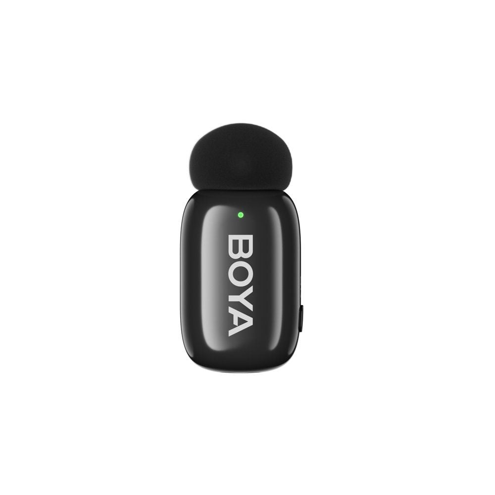 BOYA mini 2-Person Tiny Wireless Microphone System with Lightning & USB-C Connectors for Mobile Devices 2.4 GHz