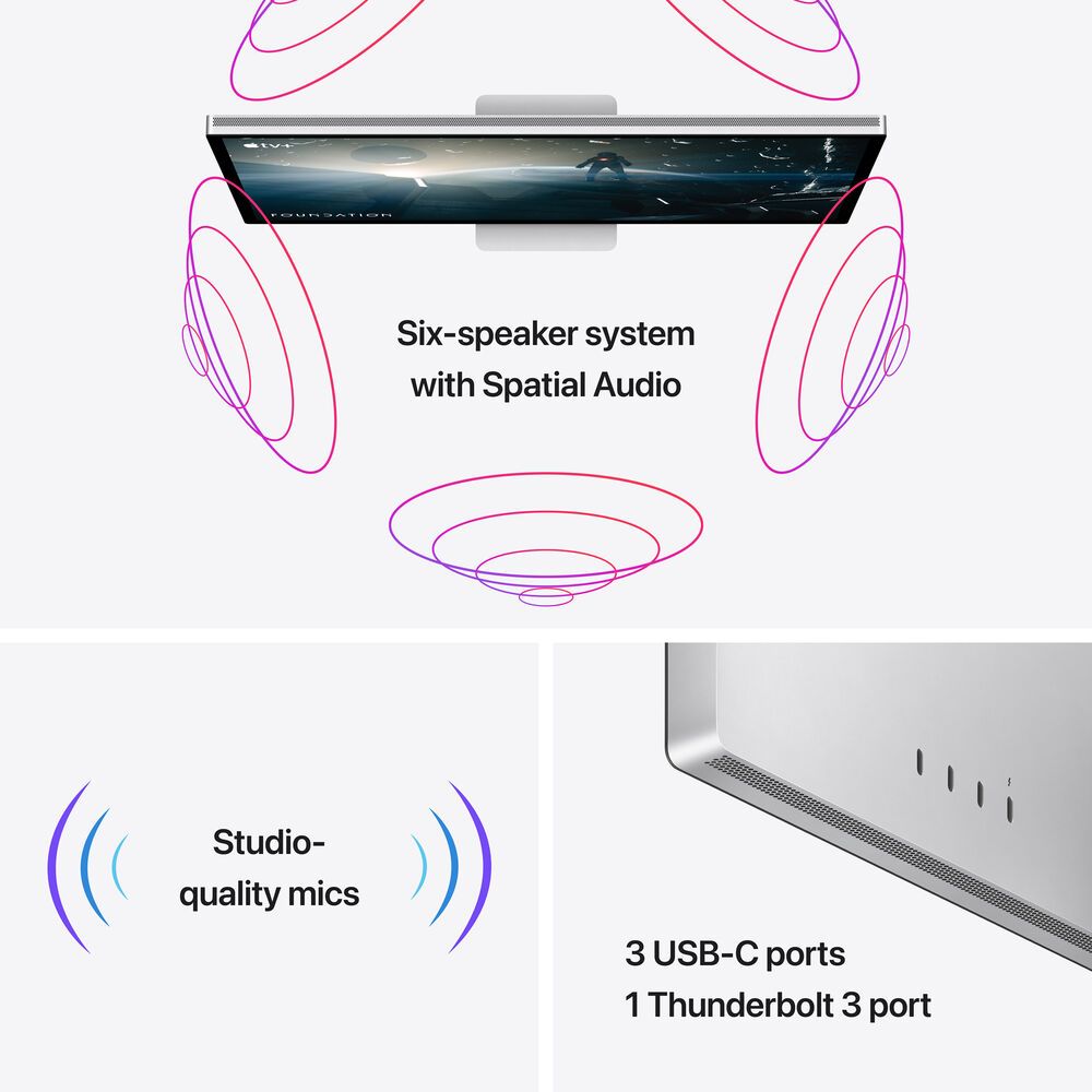 Apple 27" Studio Display (Nano-Texture Glass, Tilt Adjustable Stand)
