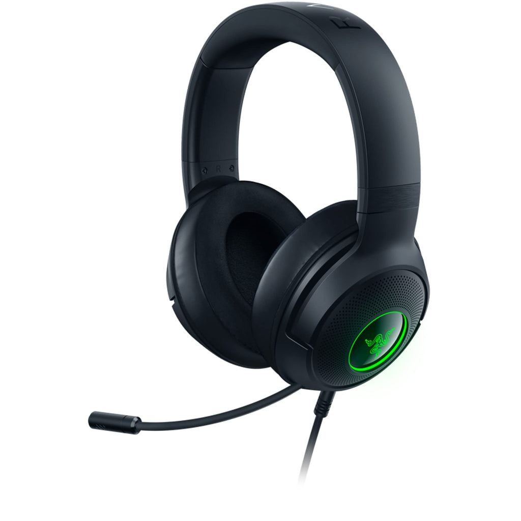 Kraken V3 X Wired USB Gaming Headset (Ultra-Lightweight at 285g, Triforce 40 mm Drivers, HyperClear Cardioid Microphone, 7.1 Surround Sound, Chroma RGB) Black