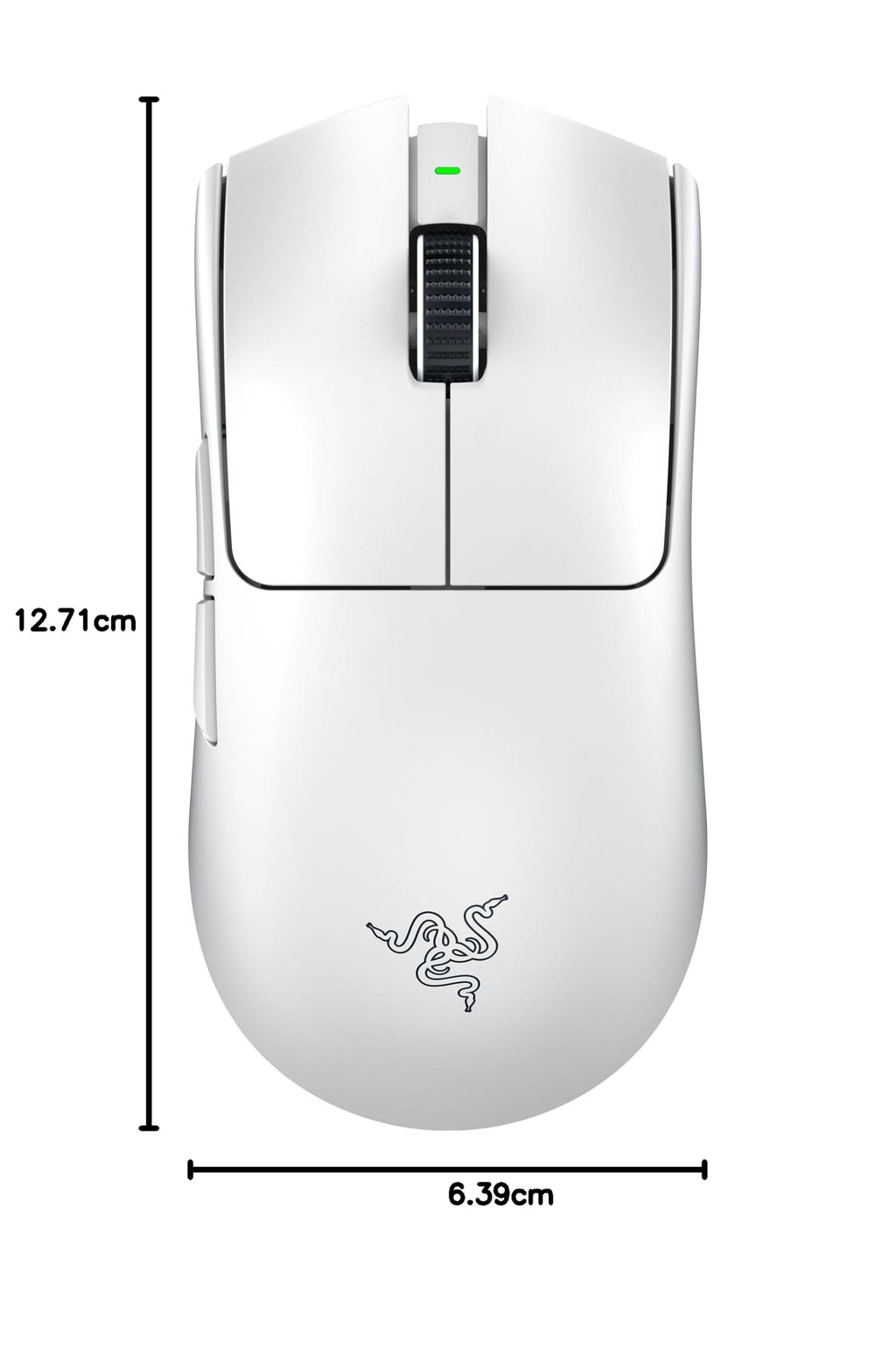 Viper V3 Pro - White Ultra-lightweight Wireless Symmetrical Esports Mouse 54 G Ultra-Lightweight Design Razer™ Focus Pro 35K Optical Sensor Gen-2 Razer™ HyperPolling 8K Hz Technology