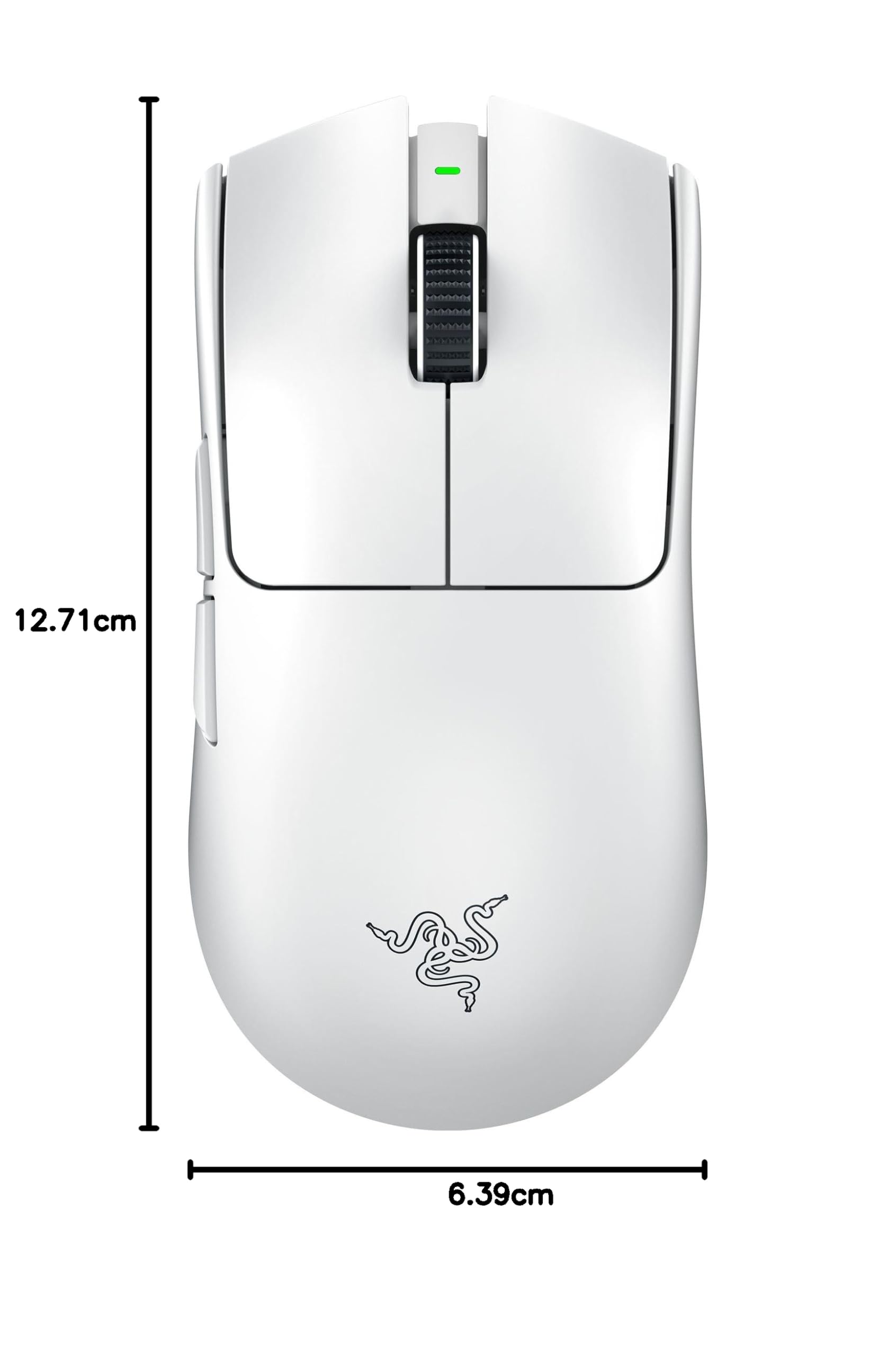 Viper V3 Pro - White Ultra-lightweight Wireless Symmetrical Esports Mouse 54 G Ultra-Lightweight Design Razer™ Focus Pro 35K Optical Sensor Gen-2 Razer™ HyperPolling 8K Hz Technology