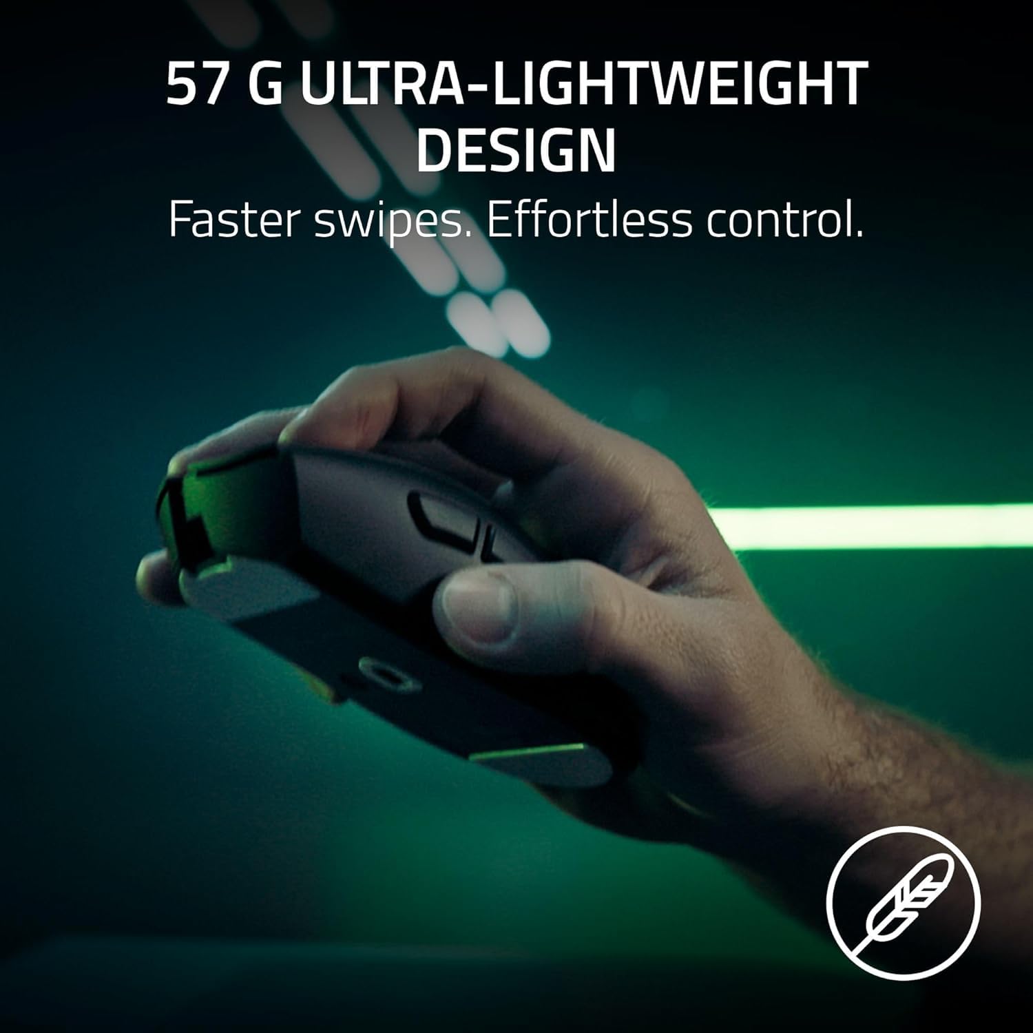 DeathAdder V4 Pro - White Wireless Gaming Mouse: 56g Lightweight - HyperSpeed Wireless Gen-2 - Optical Scroll Wheel - Optical Switches Gen-4 - Focus Pro 45K Sensor Gen-2 - Up to 150 Hr Battery