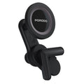 Porodo PD-AVU2M-GY Aluminum Magnetic Car Mount Air-Vent and Stick-on Mobile Phone Holder, With 6 Strong Magnets