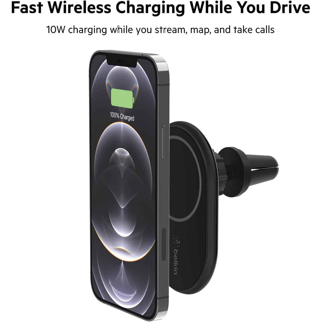 Belkin Magnetic Wireless Car Charger - MagSafe