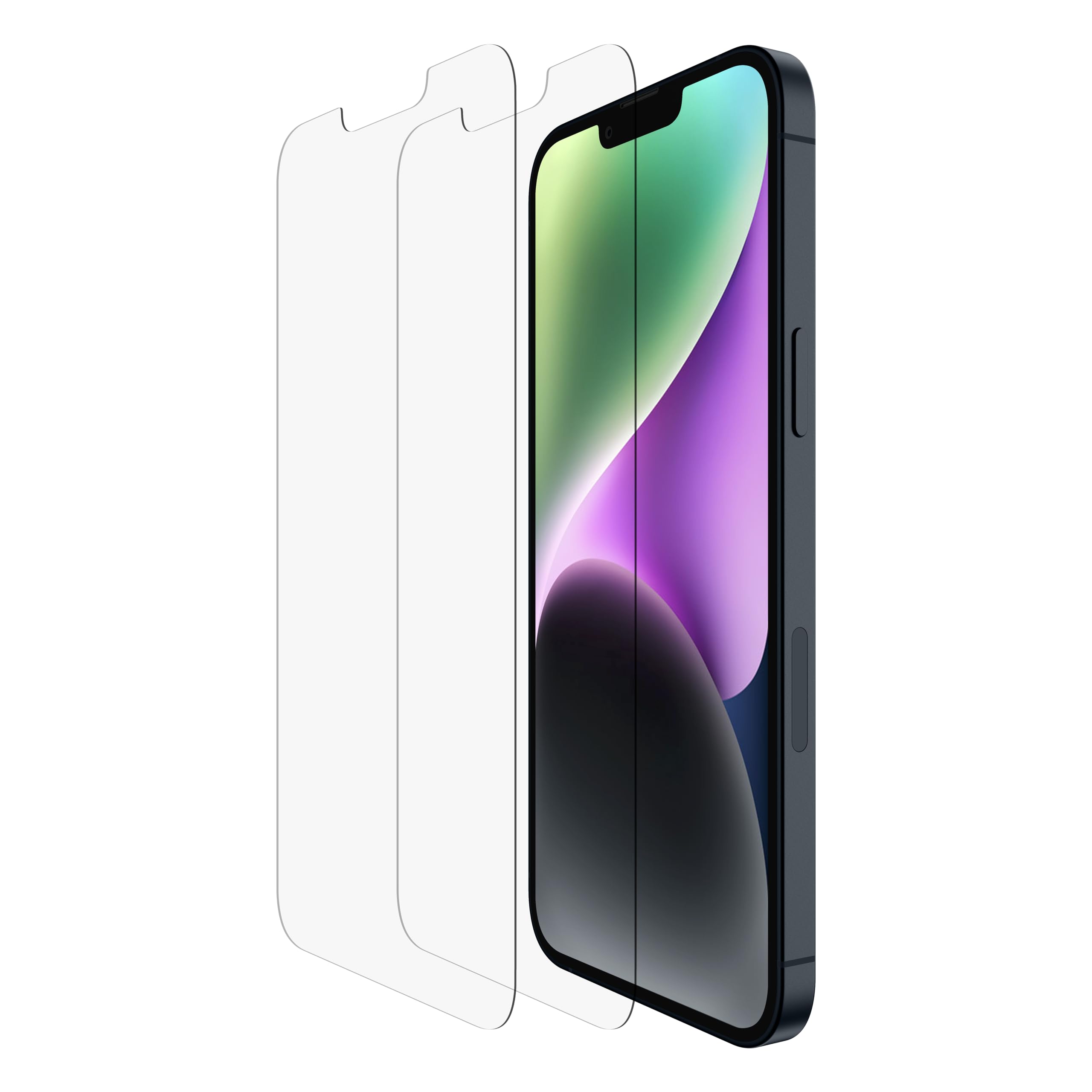 Belkin, OVA124ZZ, Tempered Glass 2-Pack Screen Protector for iPhone 14 Plus / 13 Pro Max