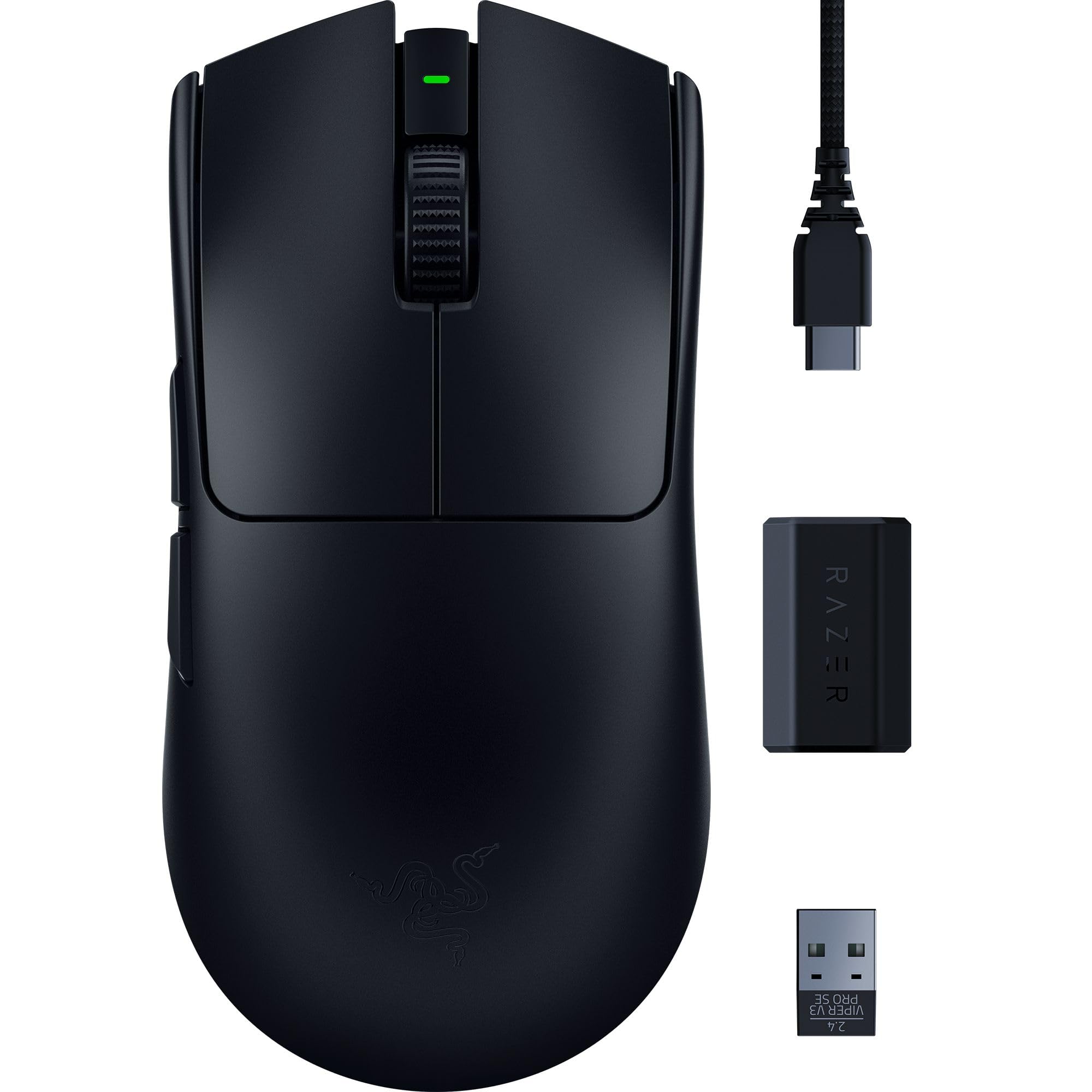 Viper V3 Pro SE Wireless Gaming Mouse: 54g Lightweight - 1K Polling Dongle - 35K DPI Optical Sensor - Gen3 Optical Switches