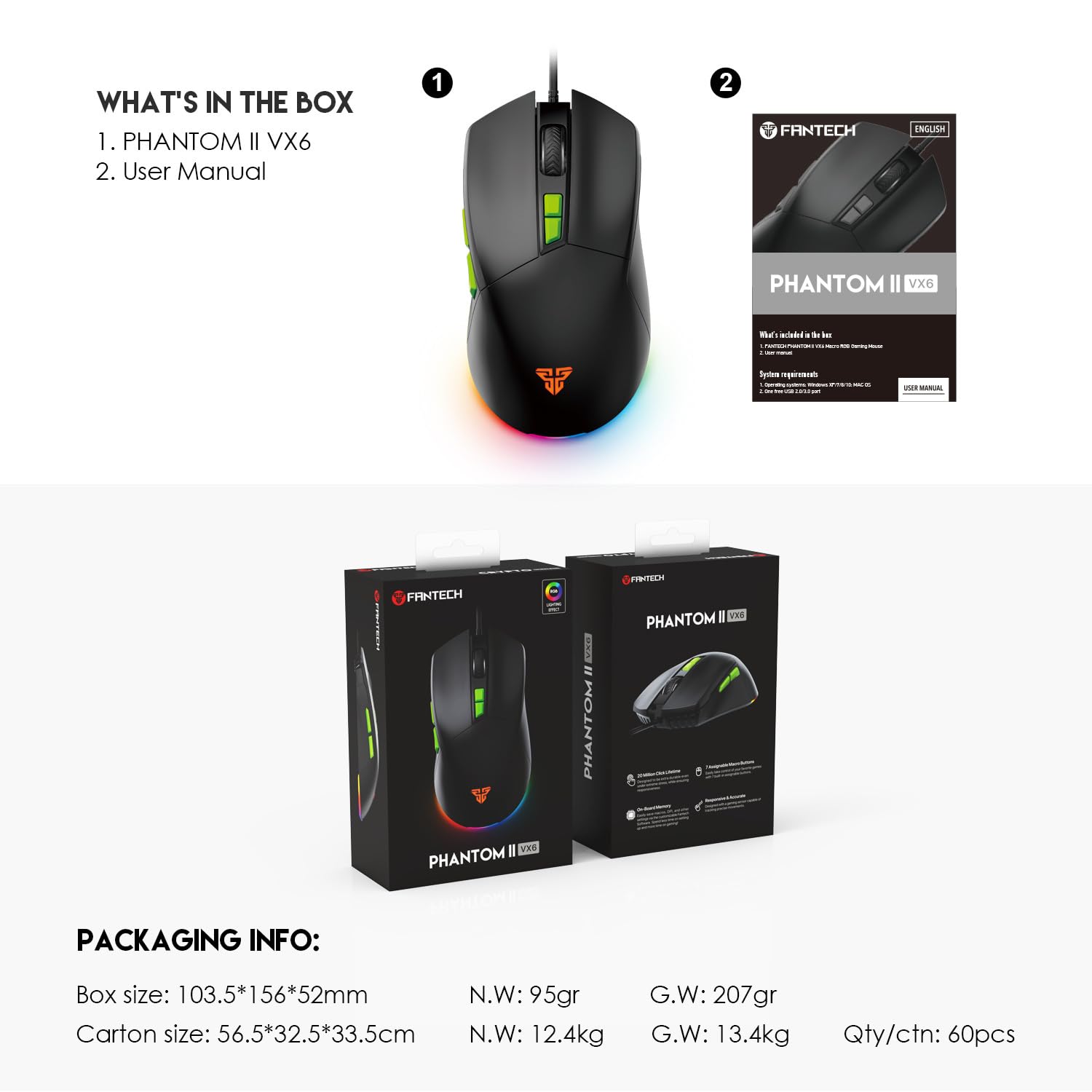 Fantech Go W606 Wireless Mouse