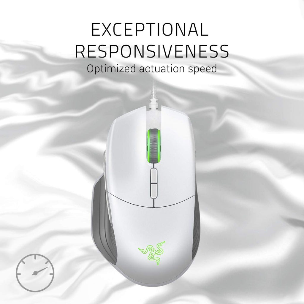 Razer Basilisk Gaming Mouse - Mercury White